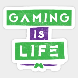 Gaming Is Life Sticker